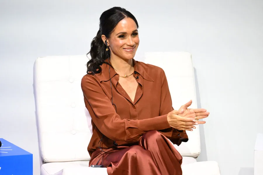 ميغان ماركل في كولومبيا (Meghan Markle in Colombia). مصدر الصورة: Raul ARBOLEDA / AFP