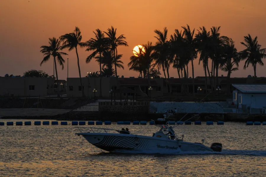 غروب الشمس في محافظة جدة 