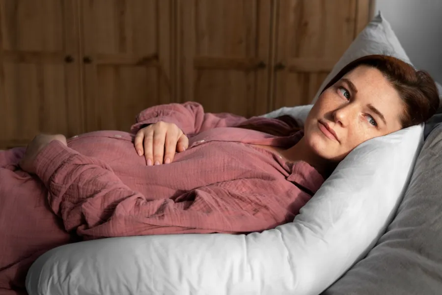 صورة لحامل تسترخي