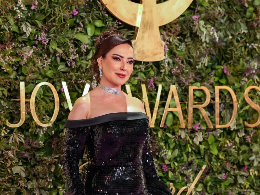 أمل عرفة بحفل Joy Awards 2026- الصورة من هيئة الترفيه