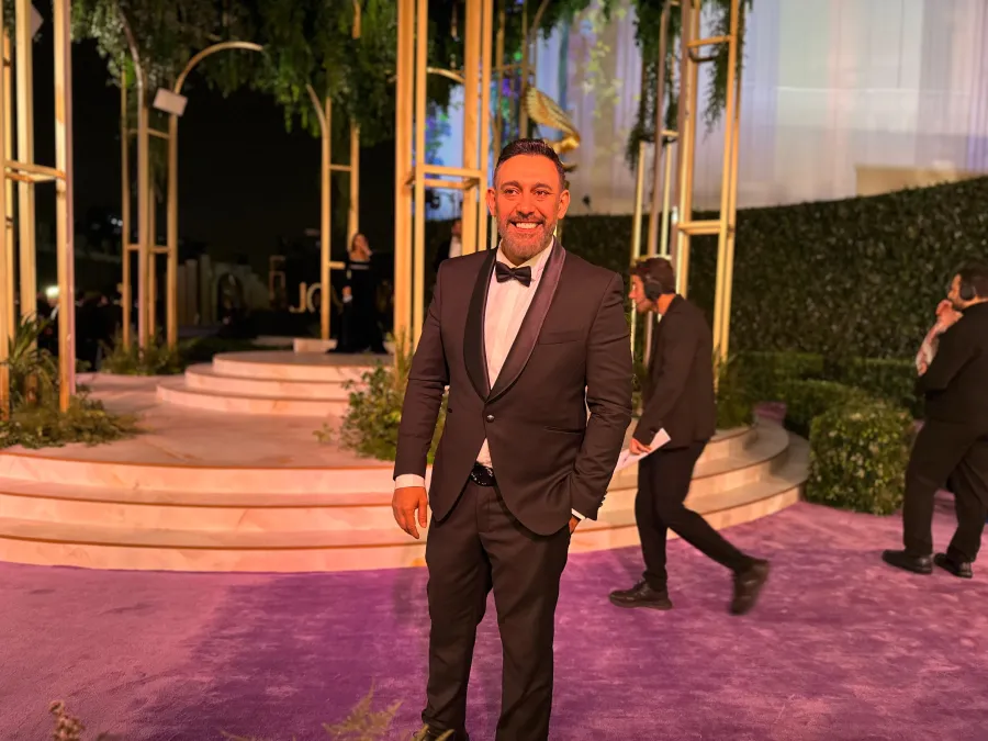 عمرو مصطفى في Joy Awards 2026- الصورة خاص سيدتي تصوير: عبير بو حمدان