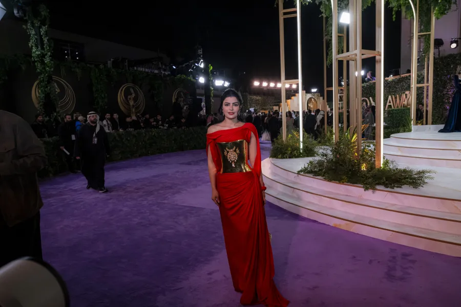 ميلا الزهراني في حفل جوي أوردز 2026 -الصورة من المركز الإعلامي لمجموعة MBC