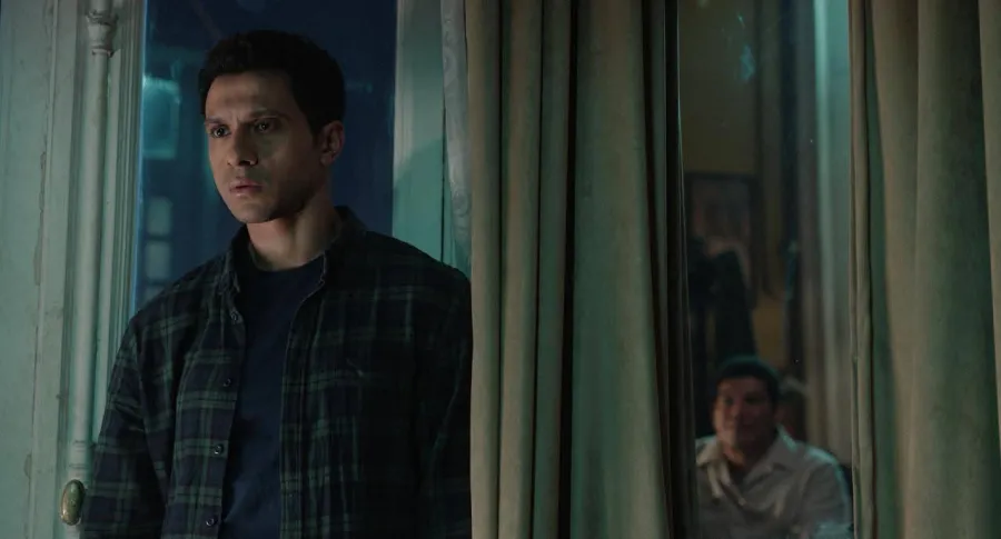 عصام عمر وباسم سمرة من كواليس عين سحرية- الصورة من صفحة الأخير على فيس بوك