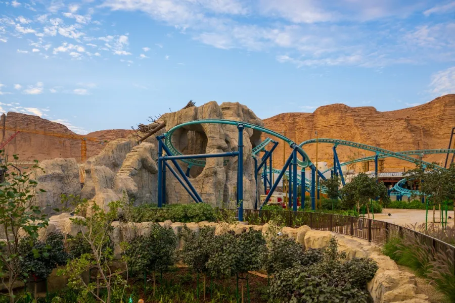 Six Flags مدينة القدية (مصدر الصورة: منصة الصور السعودية) 