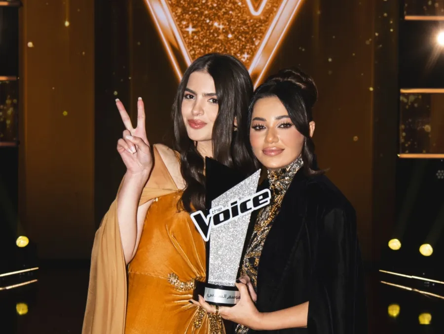 رحمة رياض وجودي شاهين من حلقة التتويج - الصورة من حساب رحمة رياض على الفيس بوك