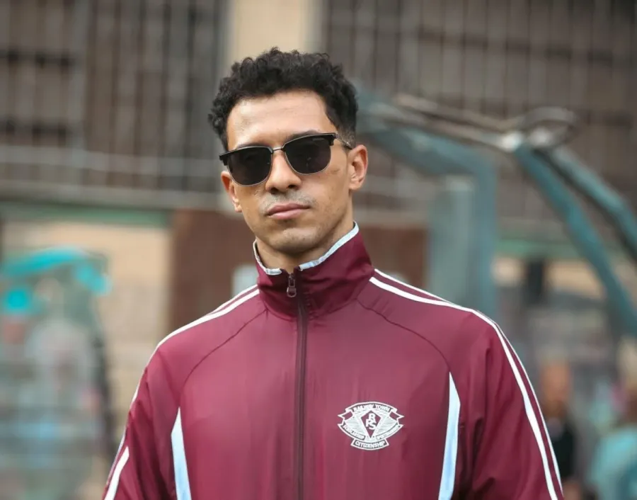 عصام عمر من كواليس بطل العالم- الصورة من حساب على إنستغرام