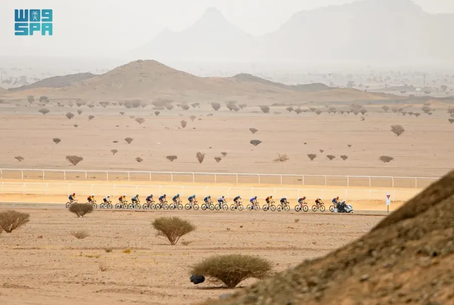 النسخة السادسة من طواف العلا. الصورة من وكالة الأنباء السعودية "واس"