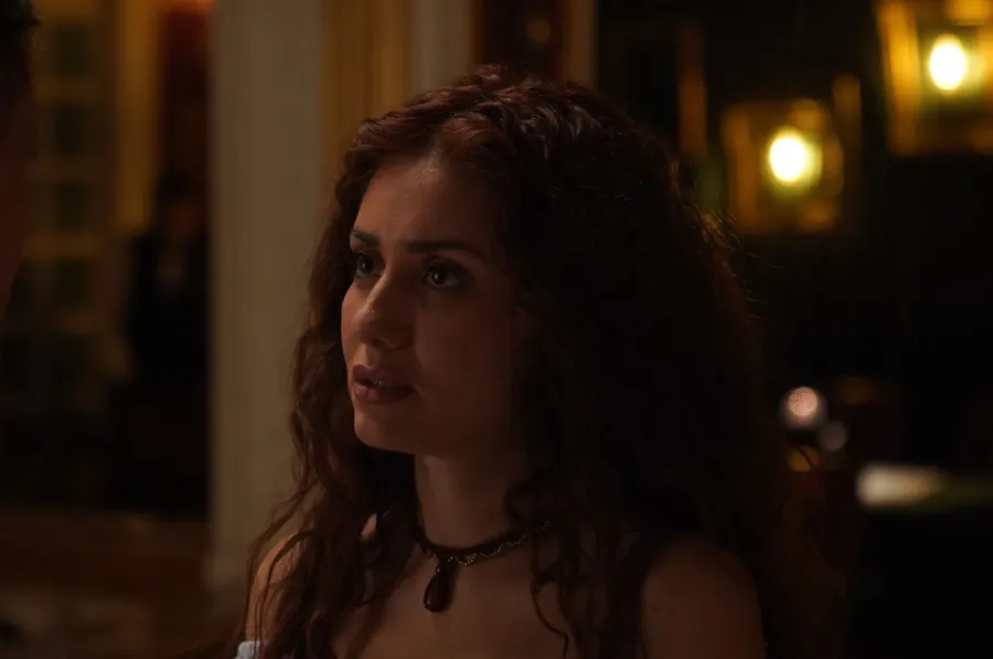 جيهان الشماشرجي في كواليس بطل العالم- الصورة من المركز الإعلامي للمسلسل