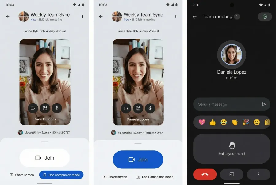 ميزة جديدة في Google Meet لتسجيل الدخول التلقائي للاجتماعات - الصورة من الموقع الرسمي لمدونة جوجل