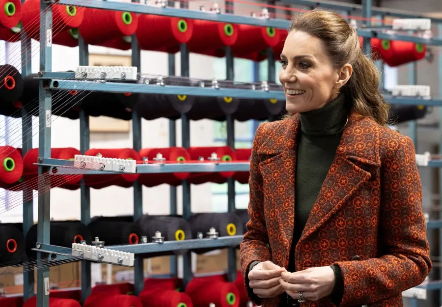 كاثرين، أميرة ويلز، في كاسلموريس، جنوب غرب ويلز (Catherine, Princess of Wales in Castlemorris, south-west Wales). مصدر الصورة: Maxine Howells / POOL / AFP