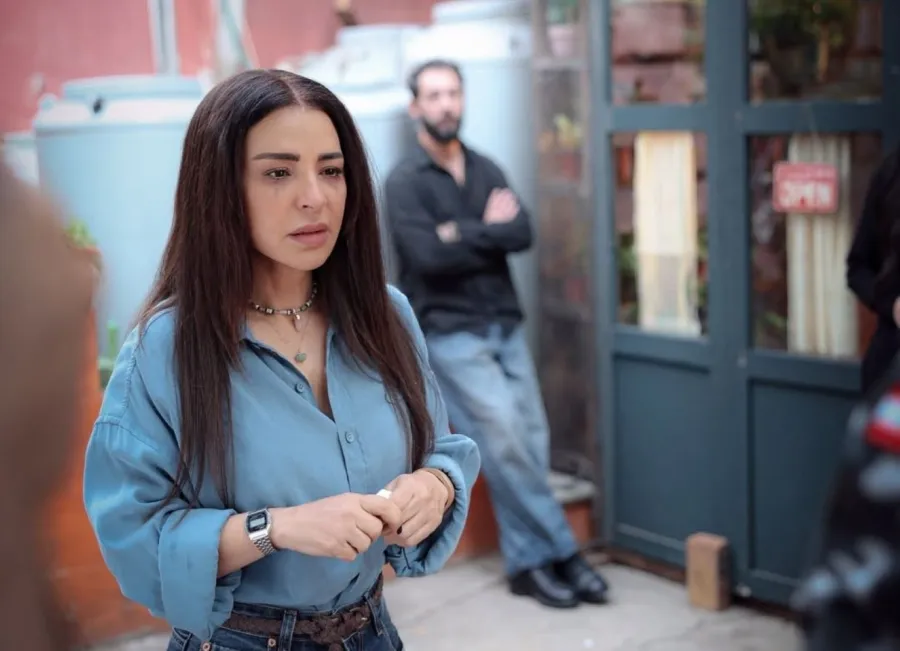 ماغي بوغصن في احدى مشاهد بالحرام - الصورة من صفحتها على انستغرام