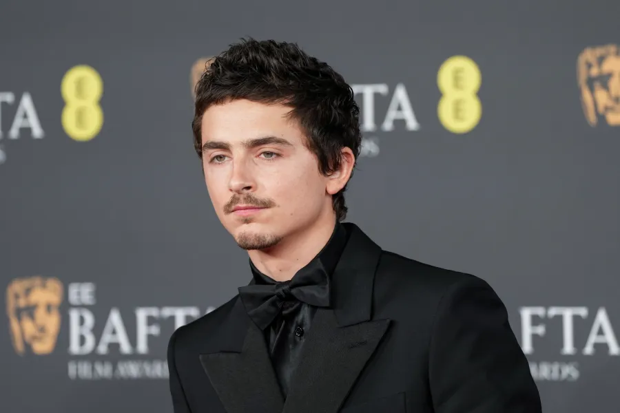 تيموثي شالاميه Timothée Chalamet من حفل البافتا 2026 - مصدر الصورة: Dominic Lipinski/Getty Images