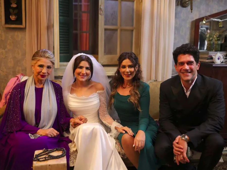 أبطال مسلسل الست موناليزا - الصورة من صفحة انجي المقدم على فيس بوك