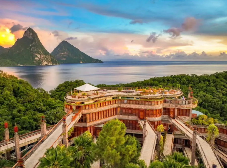 فندق جيد ماونتن (الصورة من صفحة jademountainstlucia الرسمية على انستغرام)