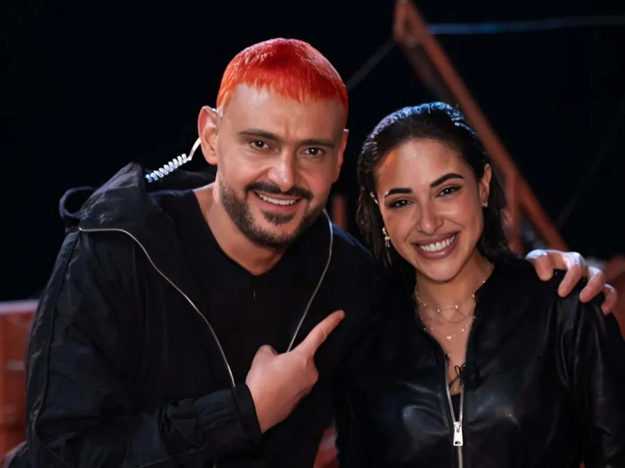 آية سماحة مع رامز جلال بعد الحلقة