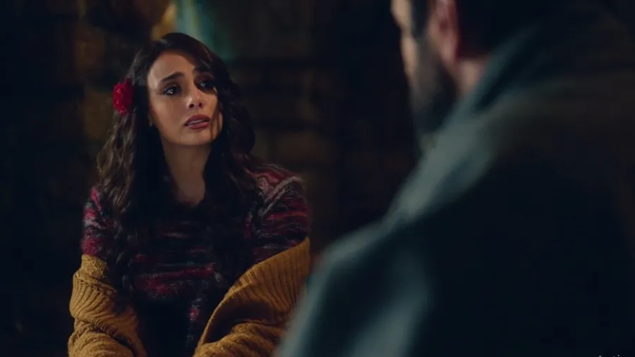 نانسي خوري وتيم حسن من مولانا - الصورة من شاشة عرض المسلسل