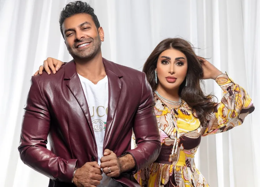 محمد الحداد وهنادي الكندري- الصورة من حسابه على الانستغرام