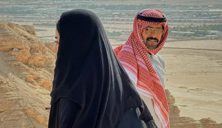 ناصر الدوسري ولمى عبد الوهاب- الصورة من حسابه على الانستغرام