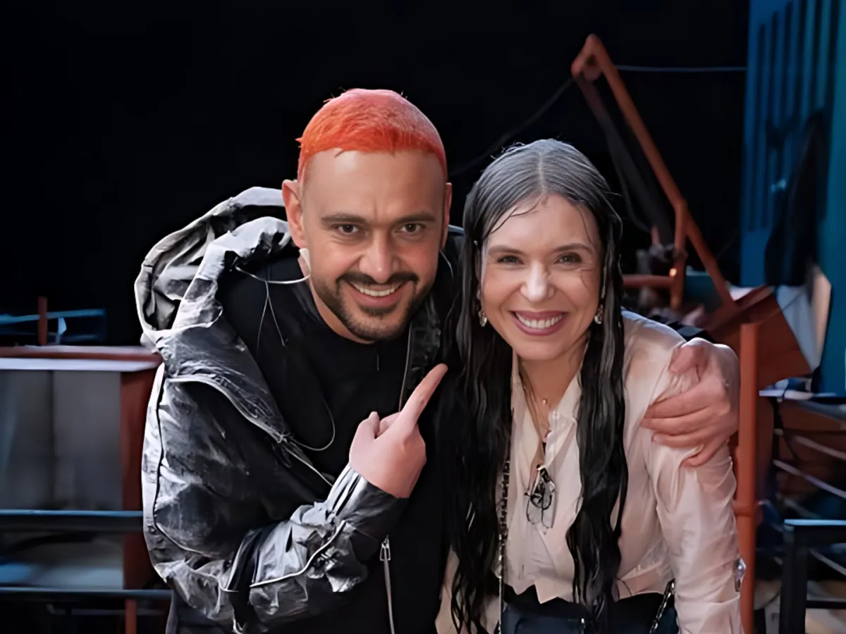 رامز جلال ودينا - الصورة من صفحة رامز جلال على فيس بوك