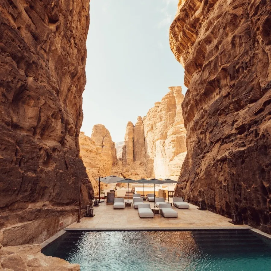 إحدى منتجعات العلا