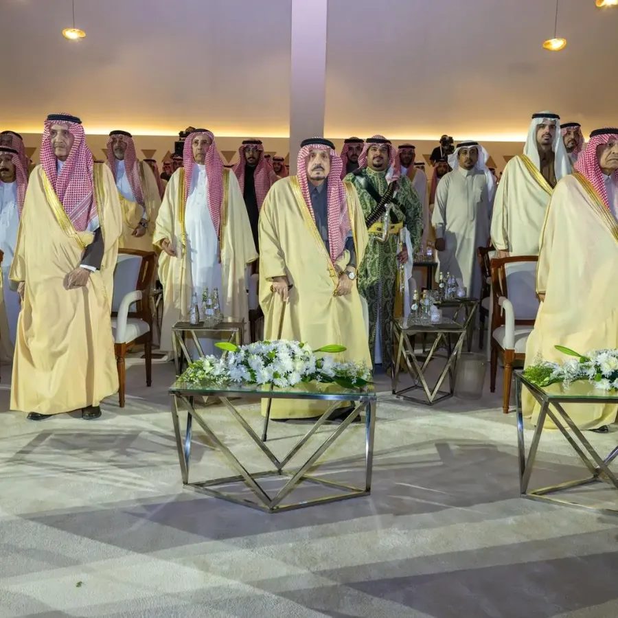 أمير منطقة الرياض خلال حضور احتفال يوم التأسيس. الصورة من الموقع الرسمي للهيئة الملكية لمدينة الرياض