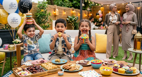 نصائح لحماية الأطفال من الإفراط في تناول حلويات عيد الفطر